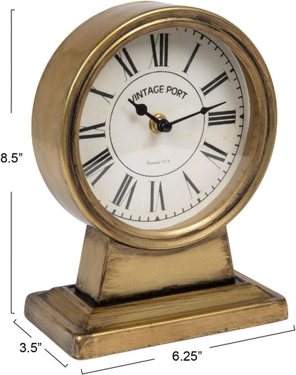 Creative Co-Op Decorative Mantel Clock