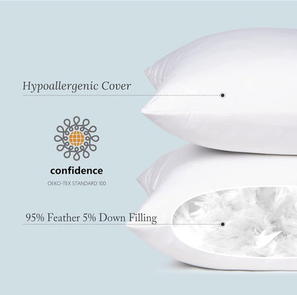 puredown® Feather Pillow Inserts