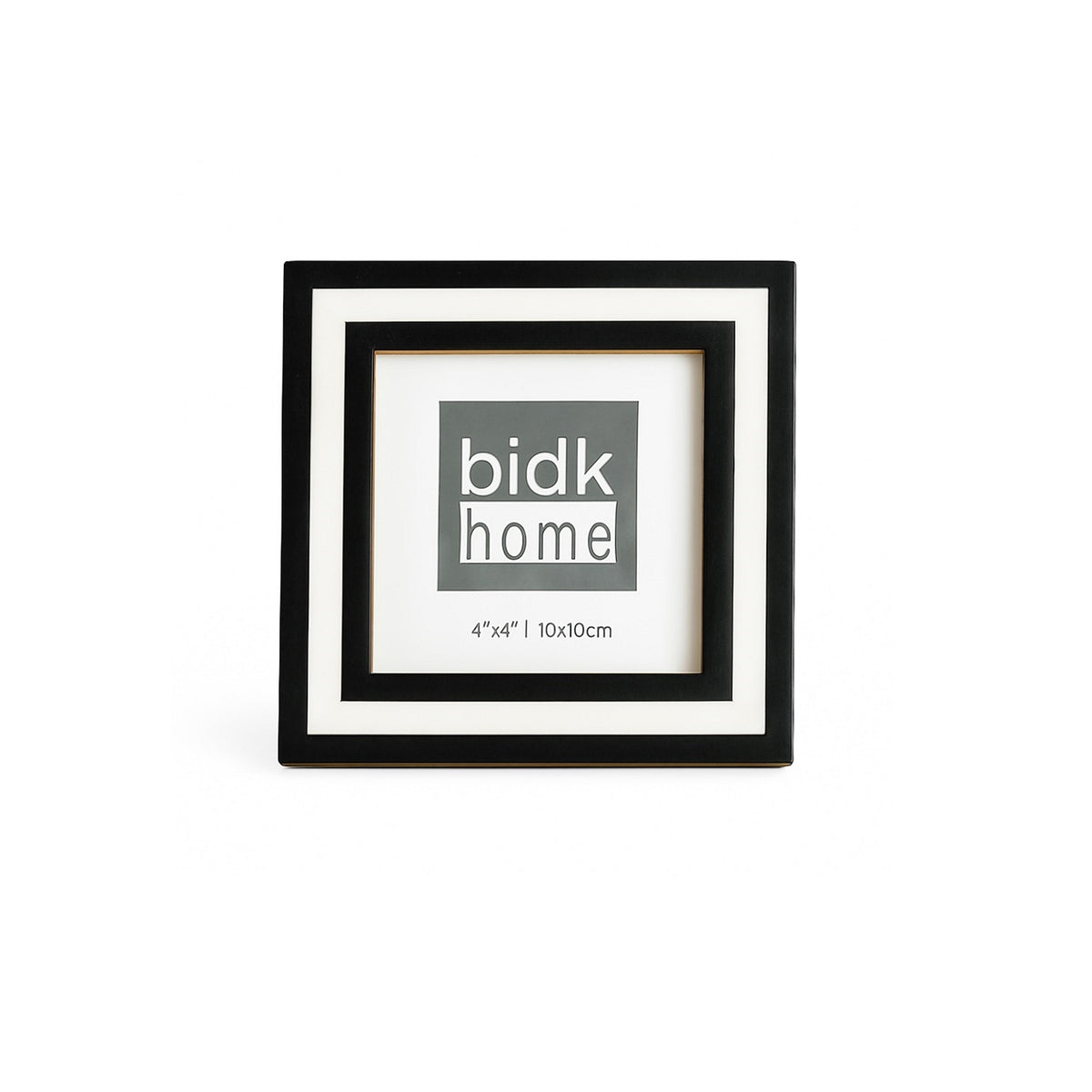 Line Frame, Black & White by BIDKhome — 4 × 4
