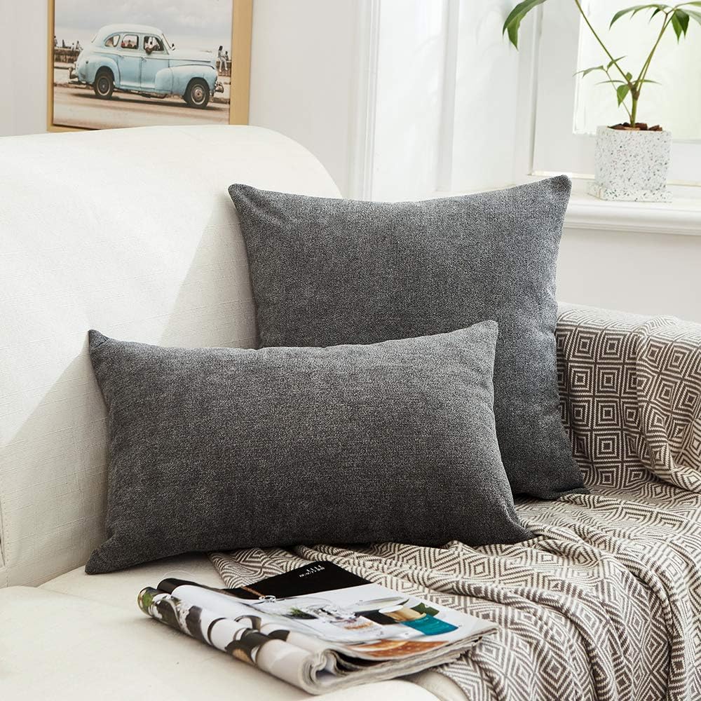 Chenille Throw Pillow Cover