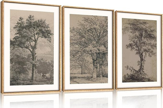 Vintage Tree Sketch Wall Art