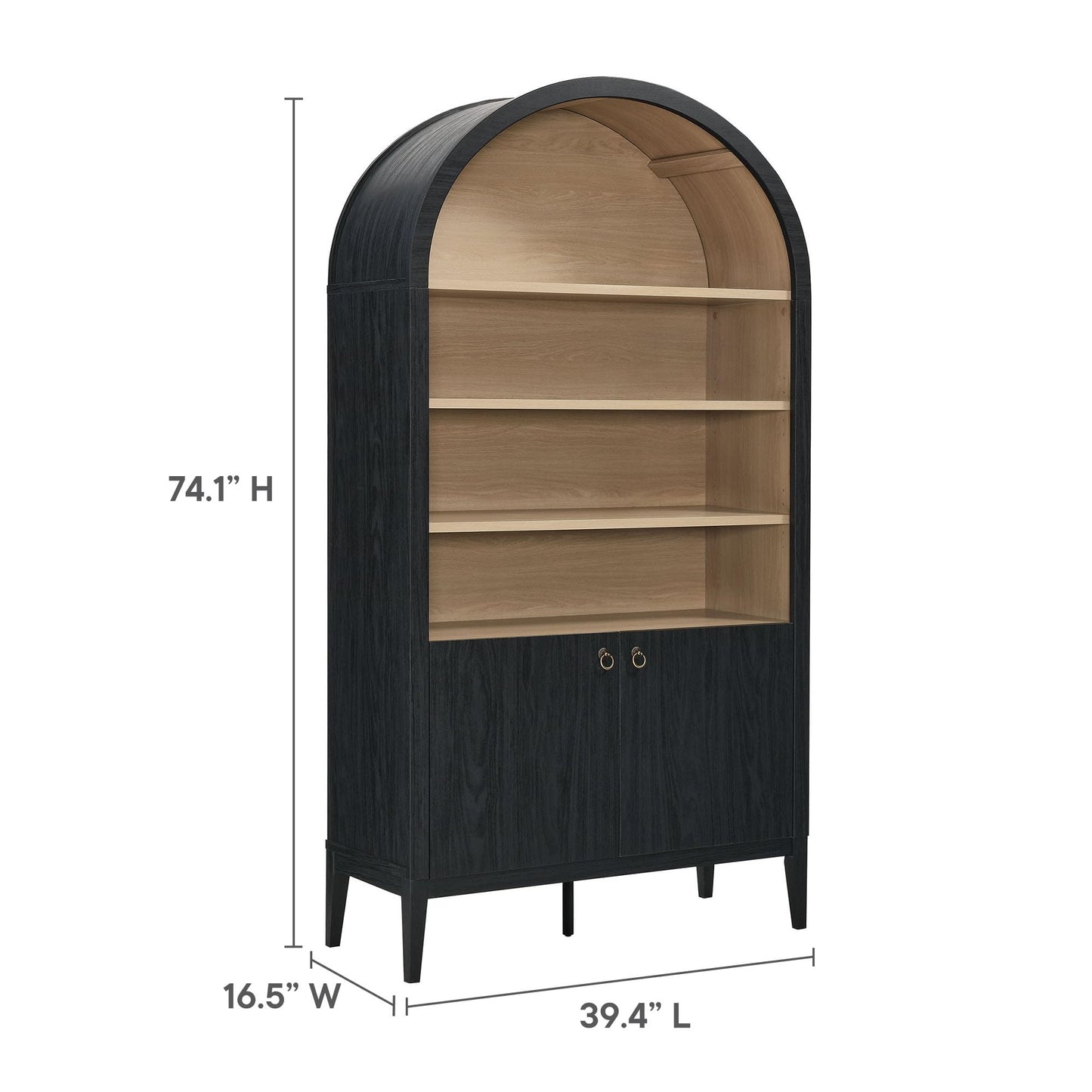 Arched Display Cabinet