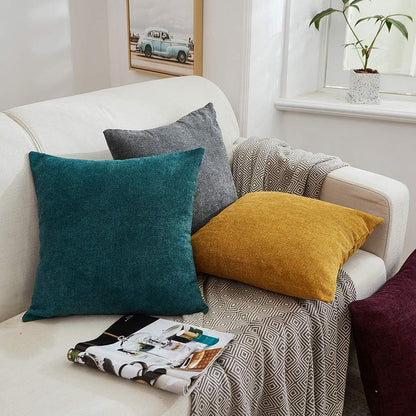 Chenille Throw Pillow Cover