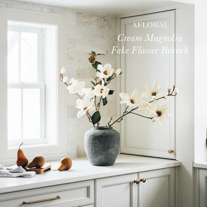 Magnolia Faux Flower Branch