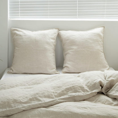 Linen Throw Pillow Cover Set