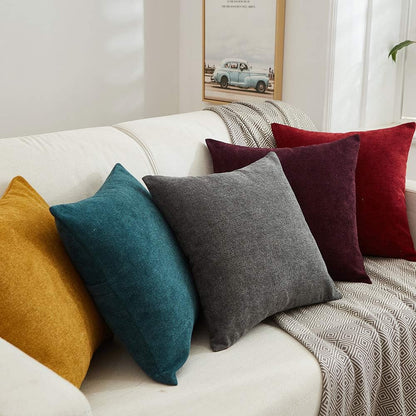Chenille Throw Pillow Cover