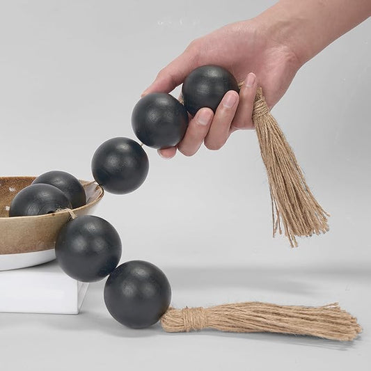 Extra Large Wood Bead Garland