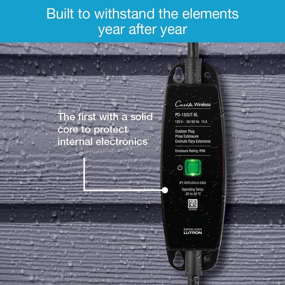Lutron Caseta Outdoor Smart Plug