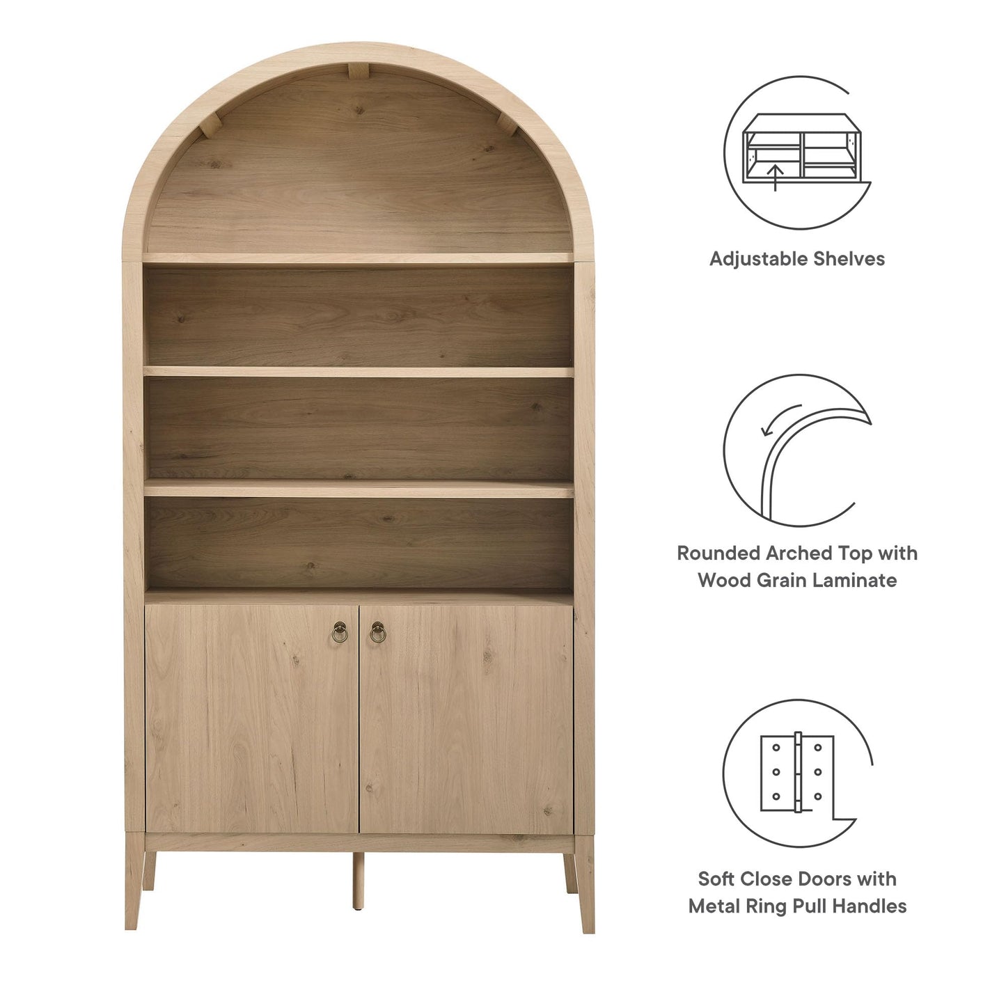 Arched Display Cabinet