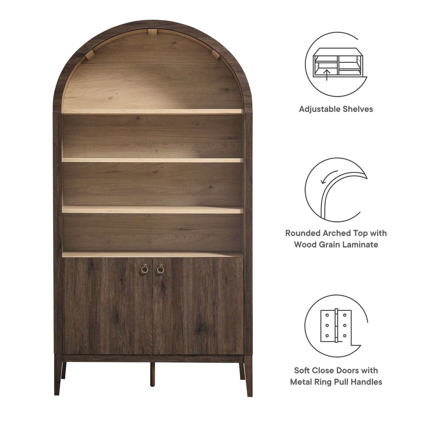 Arched Display Cabinet
