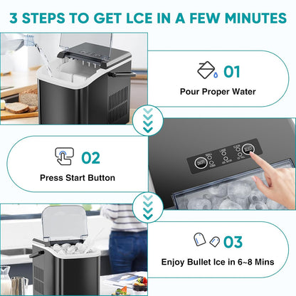 Portable Countertop Ice Maker