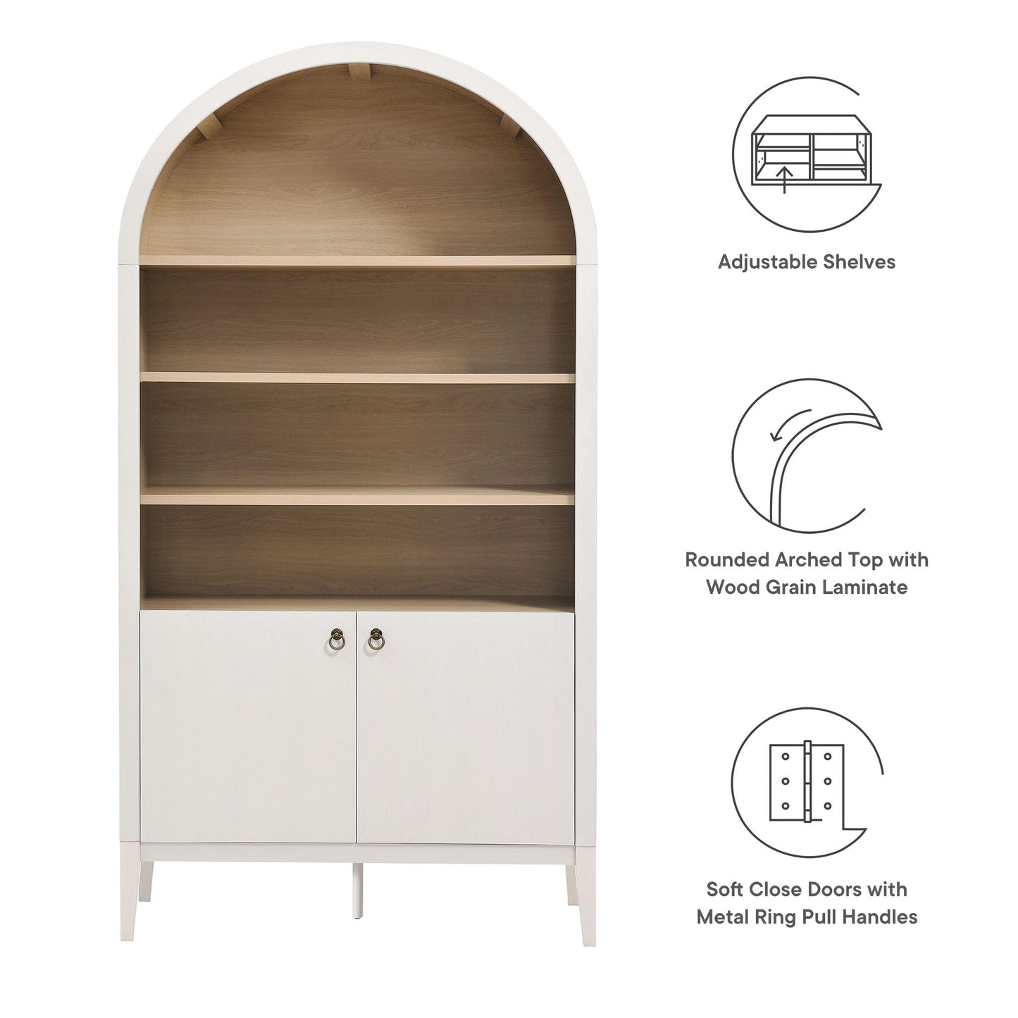 Arched Display Cabinet