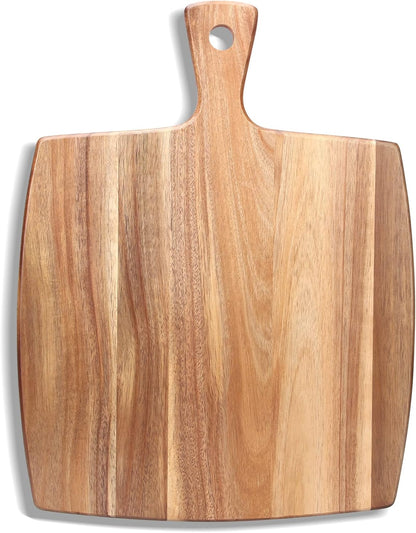 Wood Cutting Board with Handle