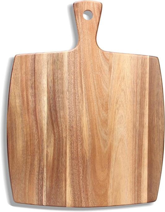 Wood Cutting Board with Handle