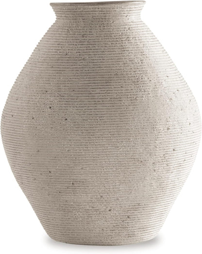 Modern Distressed Polyresin Vase