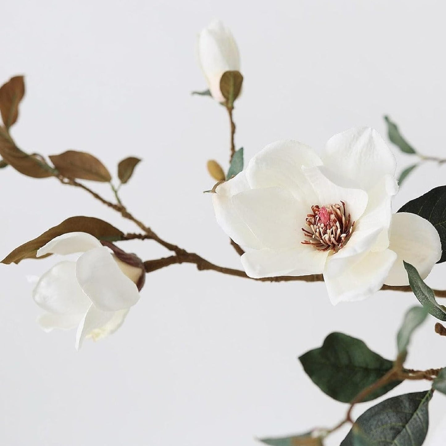 Magnolia Faux Flower Branch