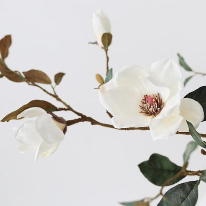 Magnolia Faux Flower Branch