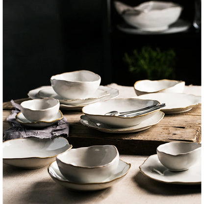 White Ceramic Dinnerware