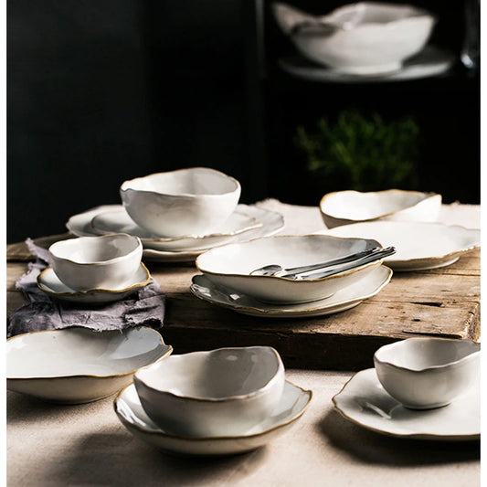 White Ceramic Dinnerware