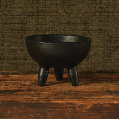 Naomi Taper + Incense Holder — Matte Black — HomArt