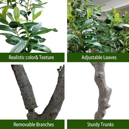 Artificial 7ft Olive Tree