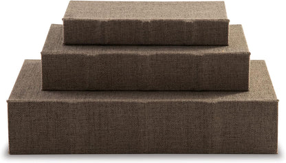 Faux Book Storage Box Set