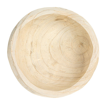 Creative Co-Op Footed Wood Bowl