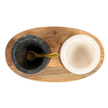 Creative Co-Op Marble Bowls