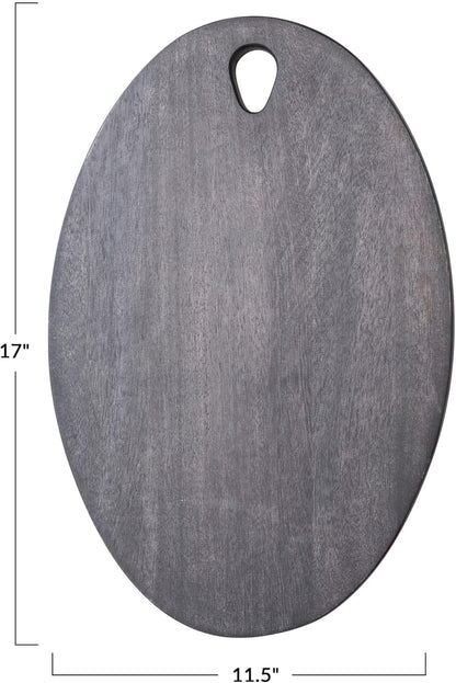 Creative Co-Op Oval Cutting Board