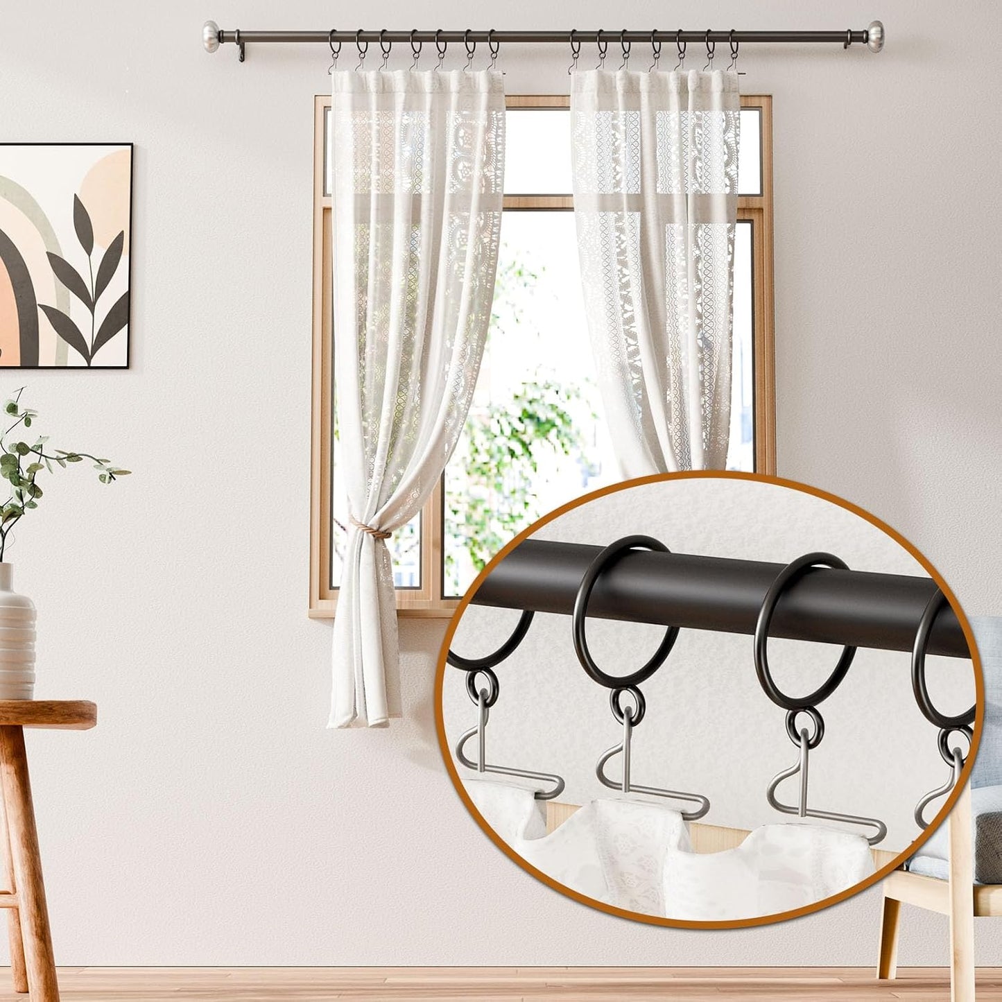 Metal Curtain Rings Pack