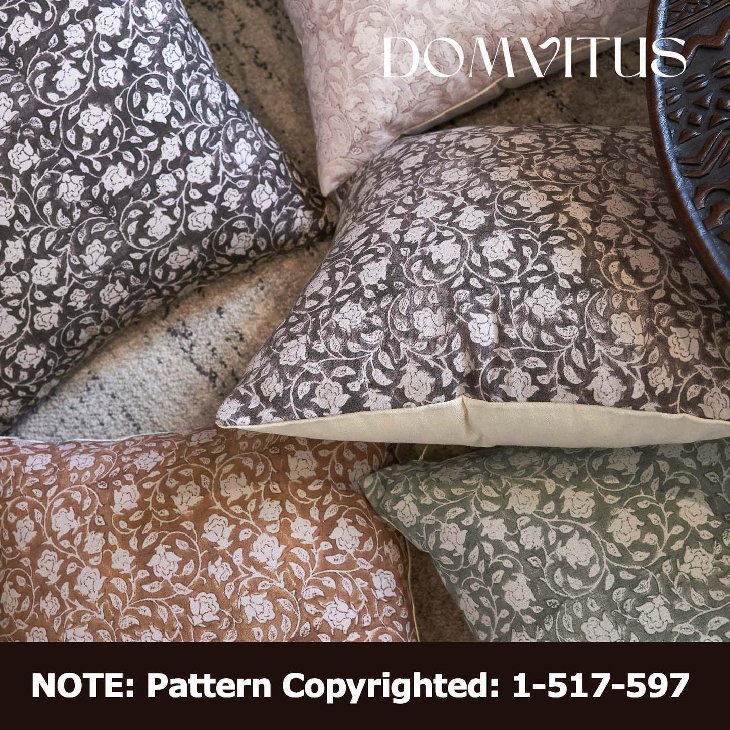 Floral Pillow Cover