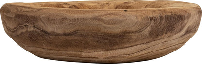 Creative Co-Op Paulownia Wood Bowl