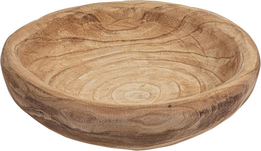 Creative Co-Op Paulownia Wood Bowl