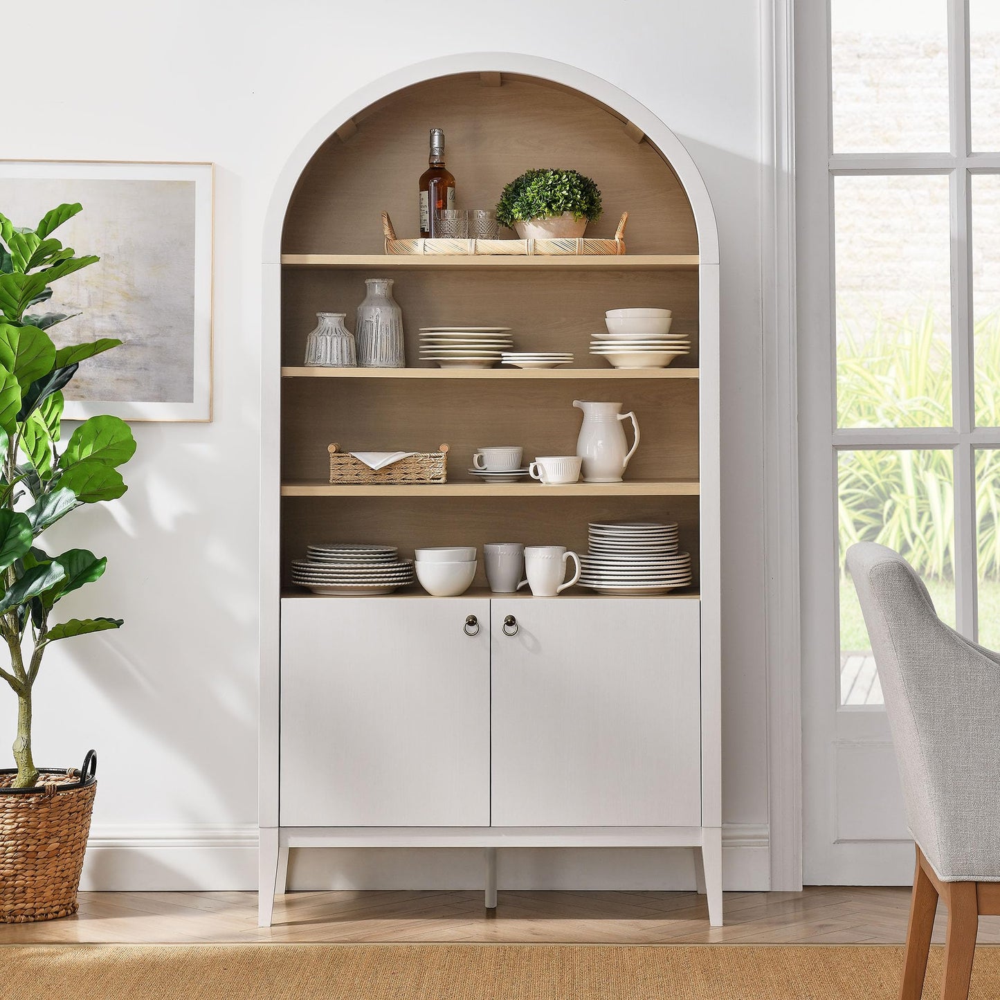Arched Display Cabinet