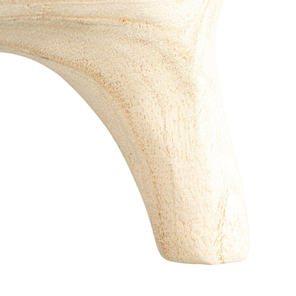 Creative Co-Op Footed Wood Bowl