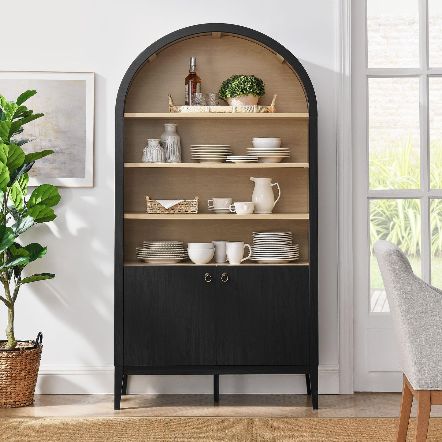 Arched Display Cabinet