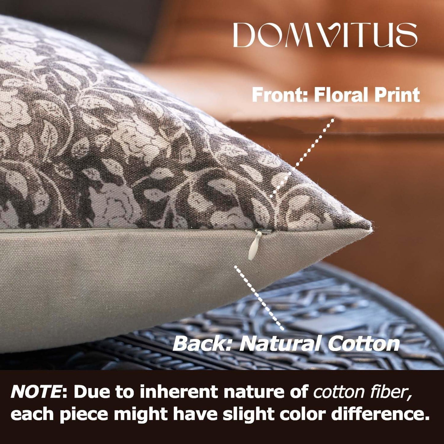 Floral Pillow Cover