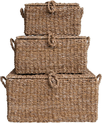 Creative Co-Op Woven Storage Trunks