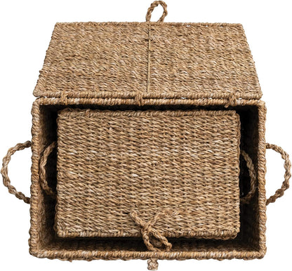 Creative Co-Op Woven Storage Trunks