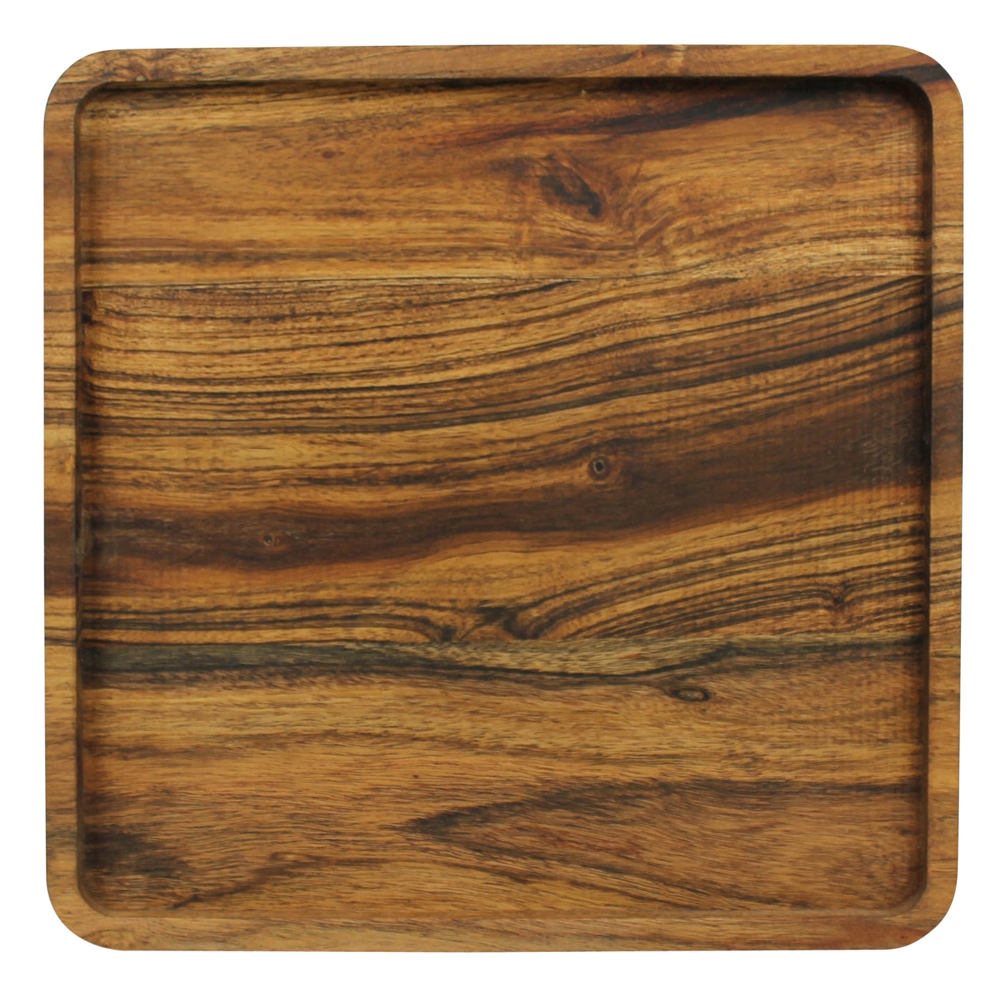 Acacia Wood Square Tray — HomArt