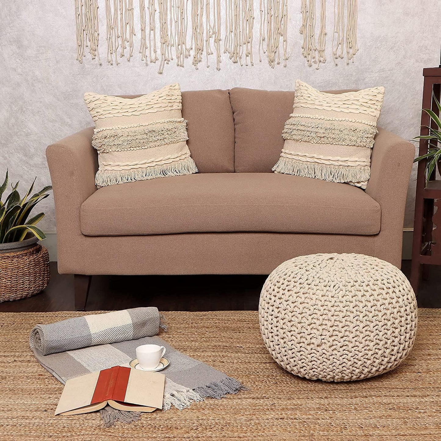 Round Pouf Ottoman