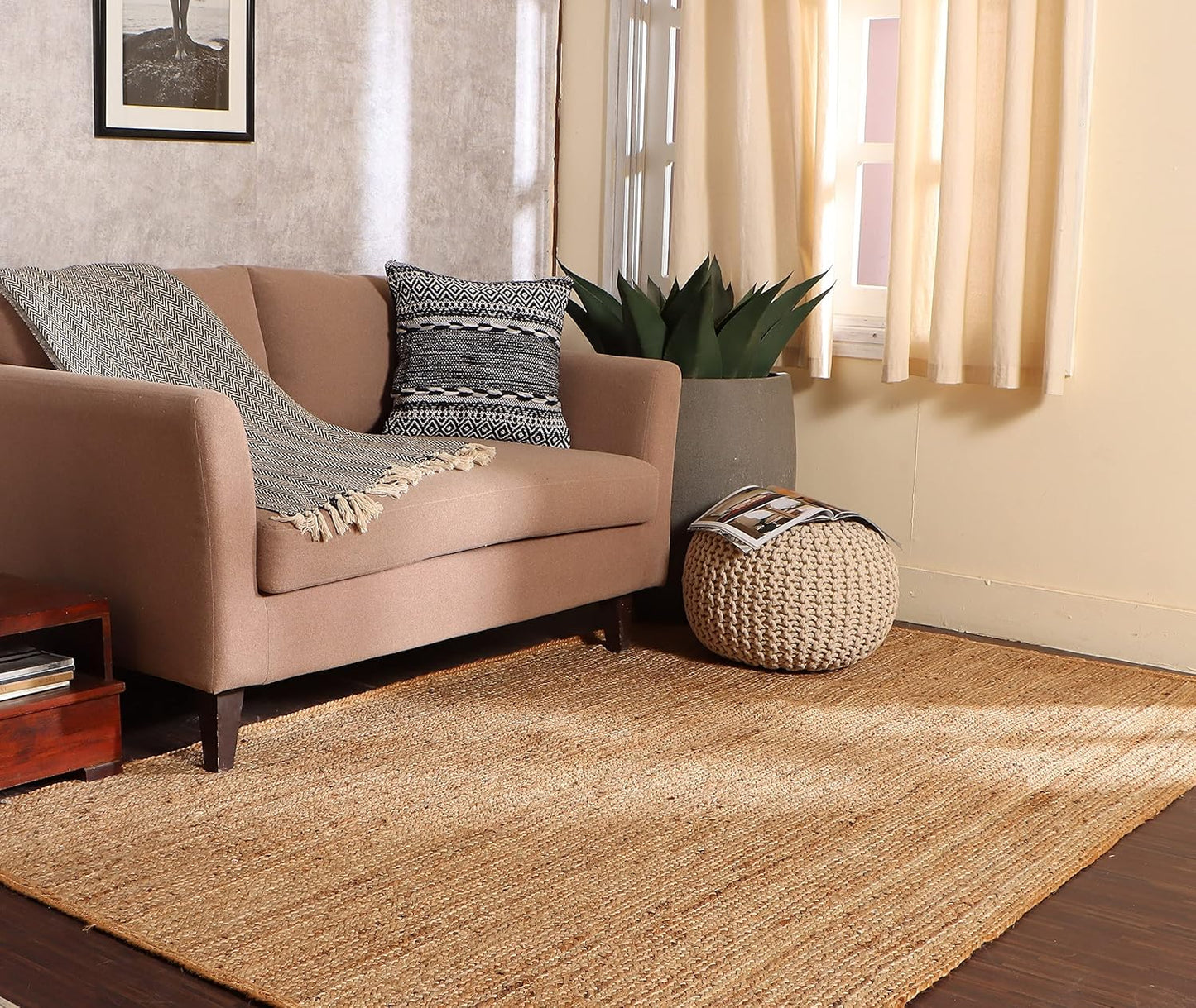 Round Pouf Ottoman