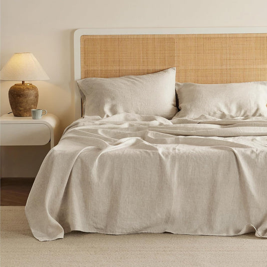 Bedsure Linen Sheet Set