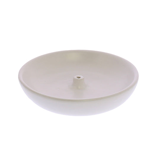 Luna Incense Holder — Matte White — HomArt