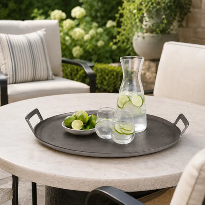 Decorative Aluminum Serving Tray
