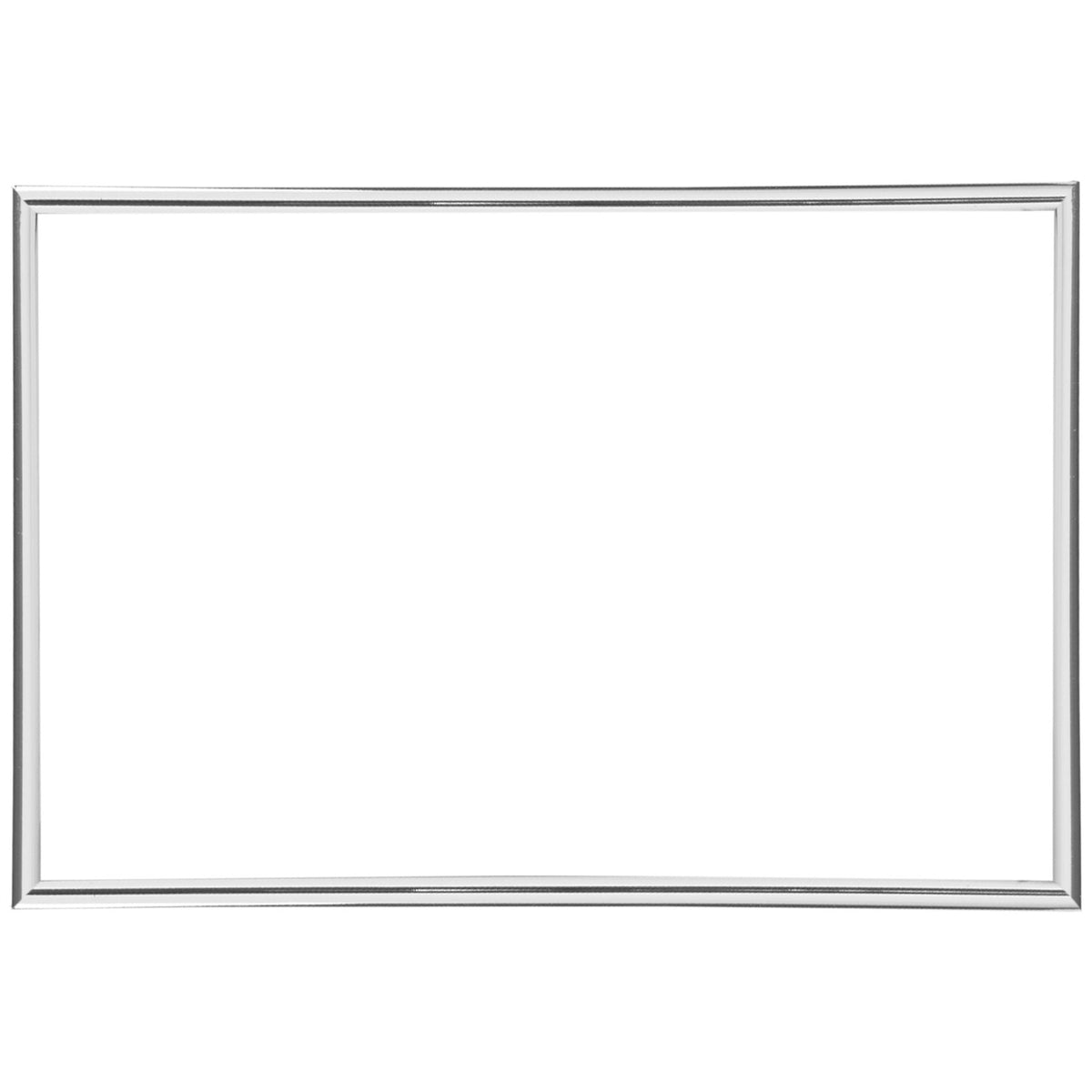 Niko Silver Frame by BIDKhome — 4 × 6, empty