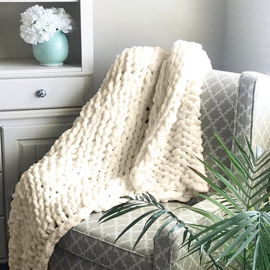 Chenille Knit Throw