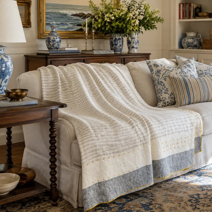 Ivory Throw Blanket