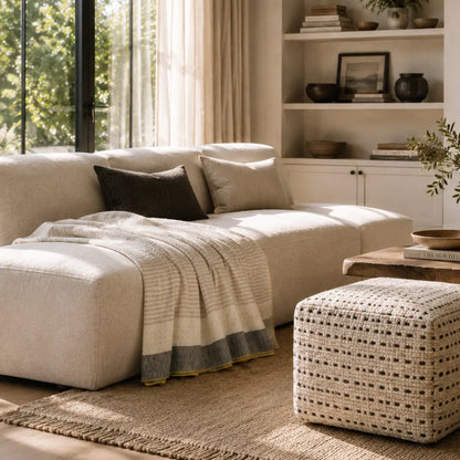 Ivory Throw Blanket