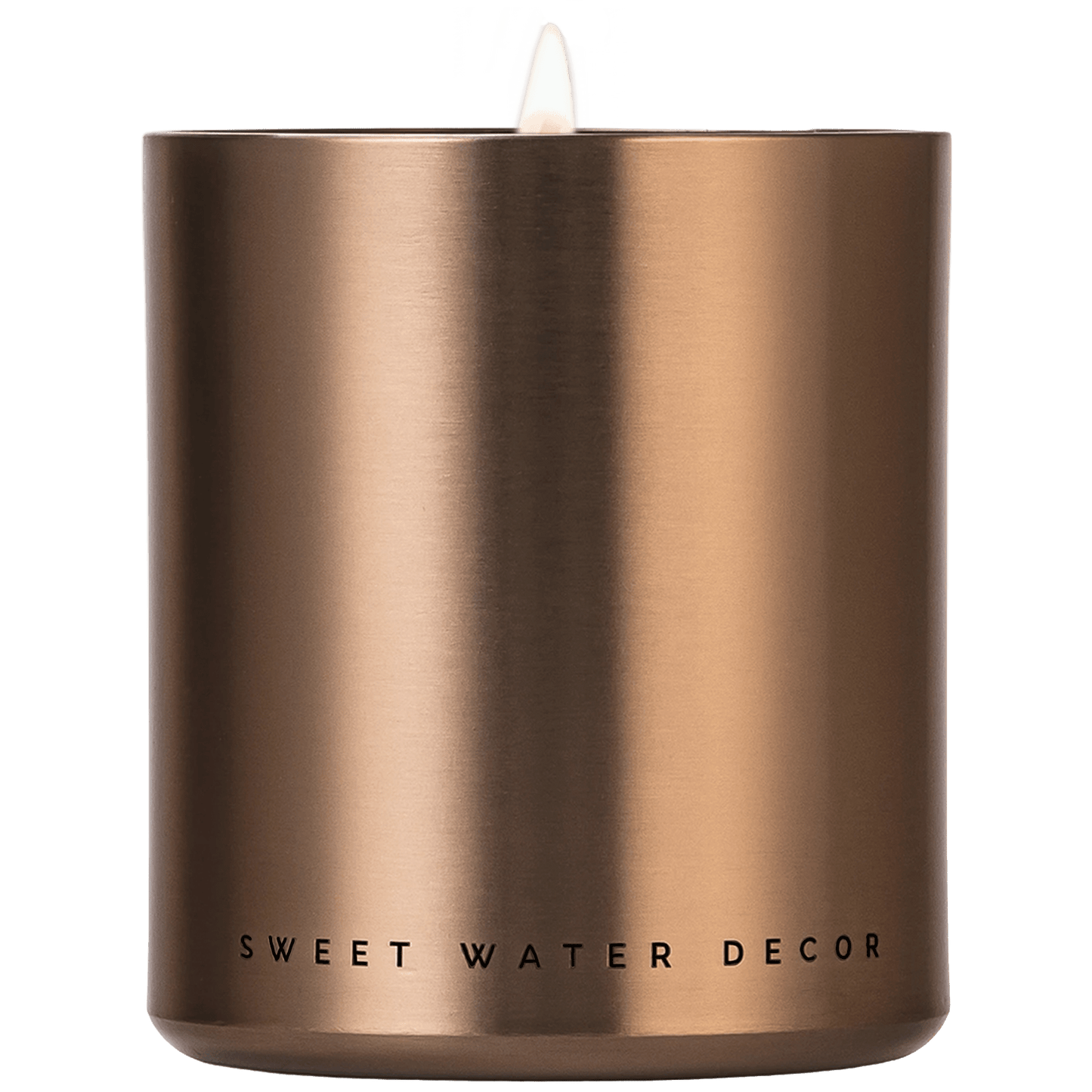 Hello Fall Soy Candle - Bronze Metal Aluminum Jar - 10 oz